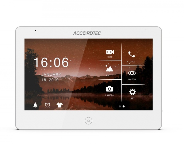 Комплект AccordTec AT-VD A101 C/SD WH  + AT-VD A309H